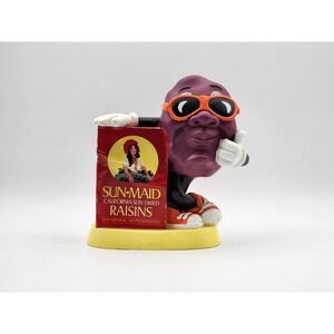 1987 Vintage Sun Maid California Raisins Collectable Coin Bank